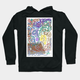 Mr Squiggly Planting Peas Hoodie